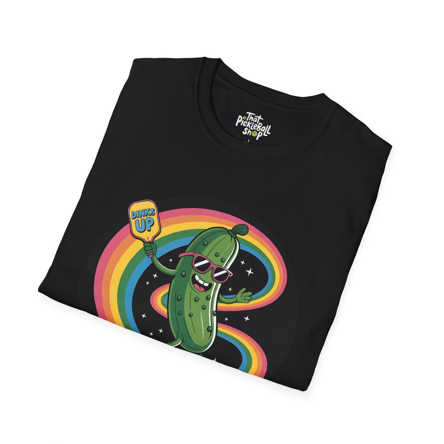 Dinks Up Retro Pickle Skate Tee