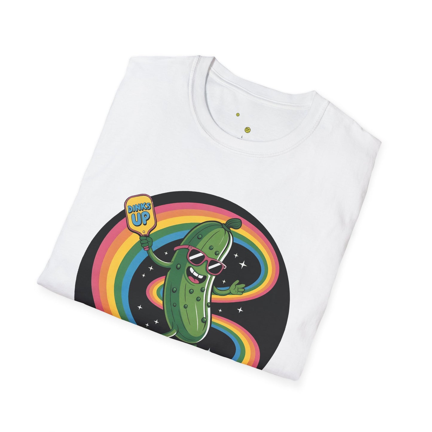 Dinks Up Retro Pickle Skate Tee