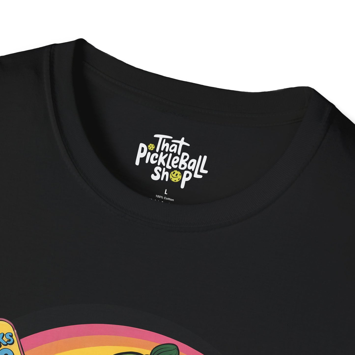 Dinks Up Retro Pickle Skate Tee