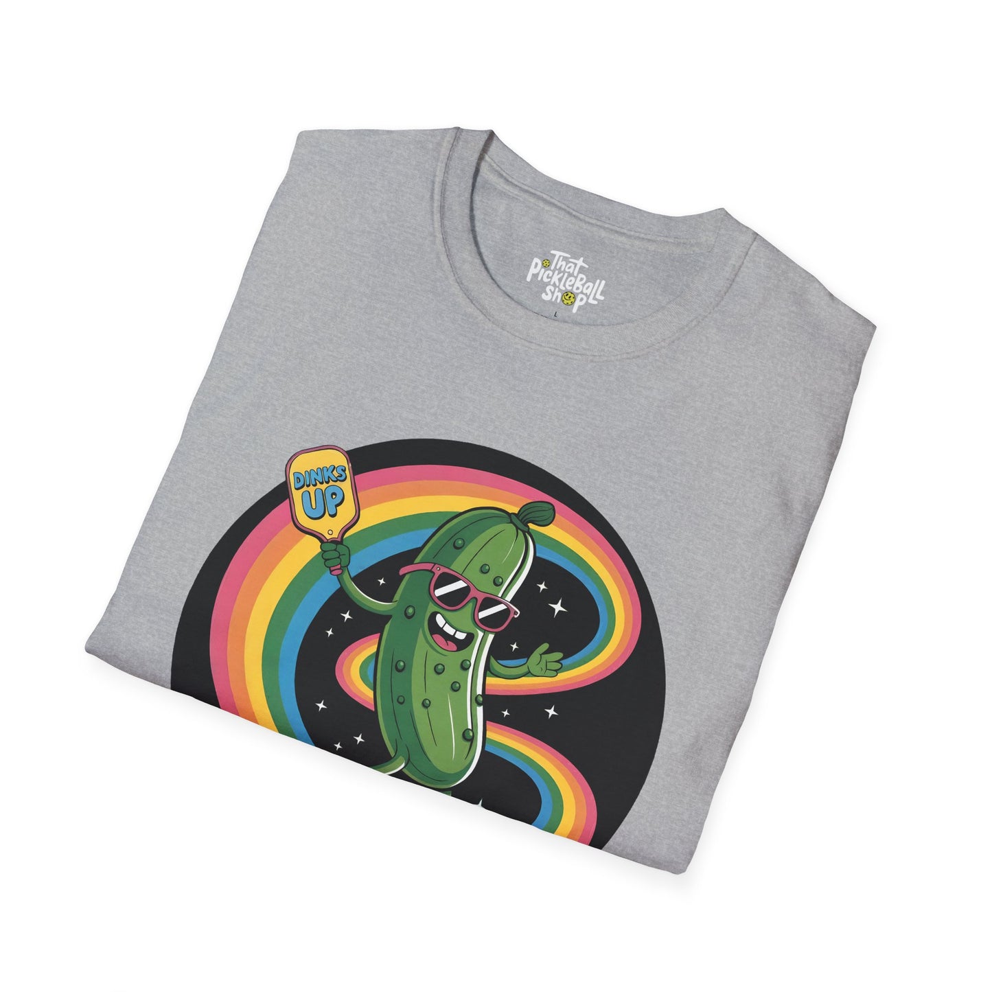 Dinks Up Retro Pickle Skate Tee