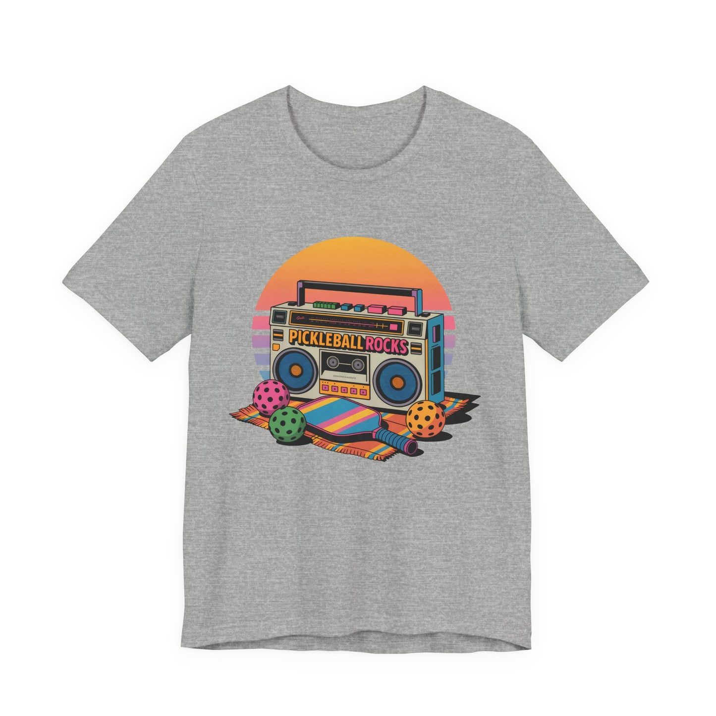 Pickleball Rocks Boombox at the Beach