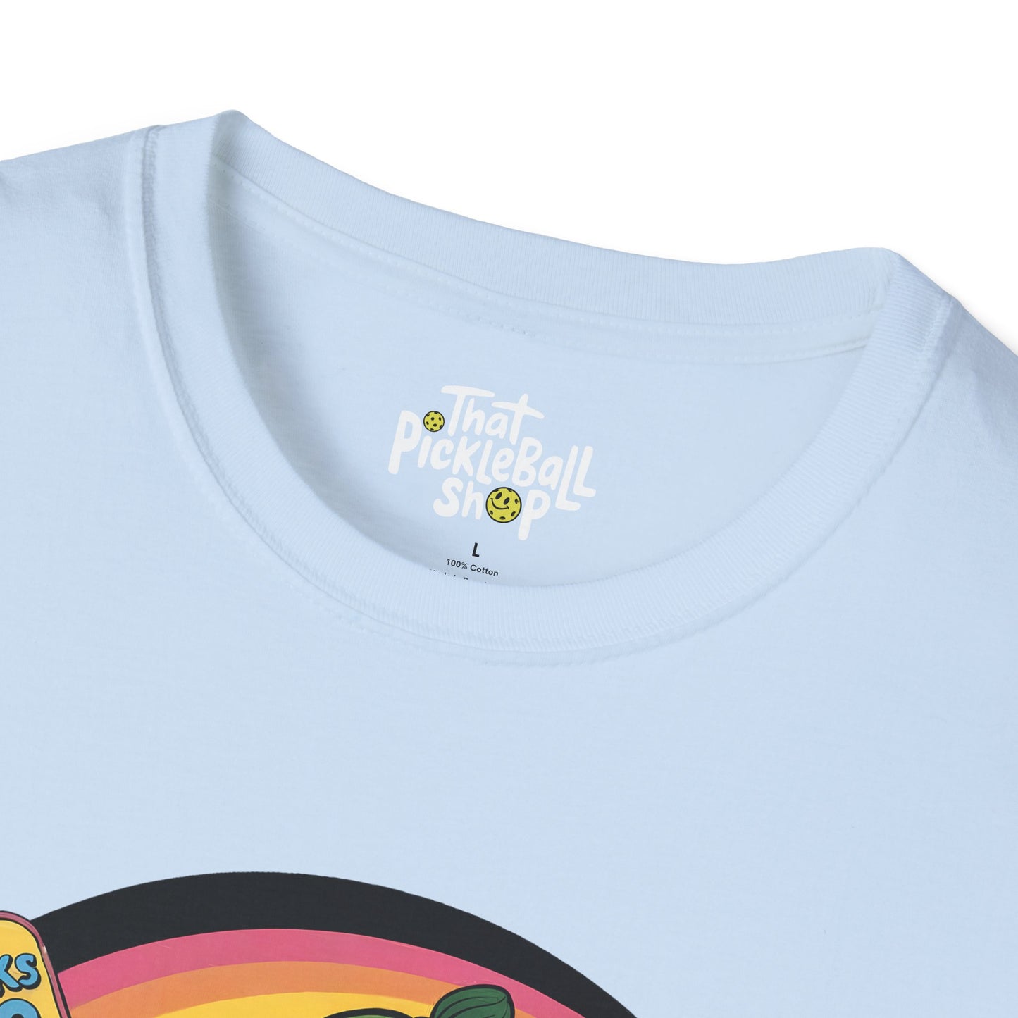 Dinks Up Retro Pickle Skate Tee