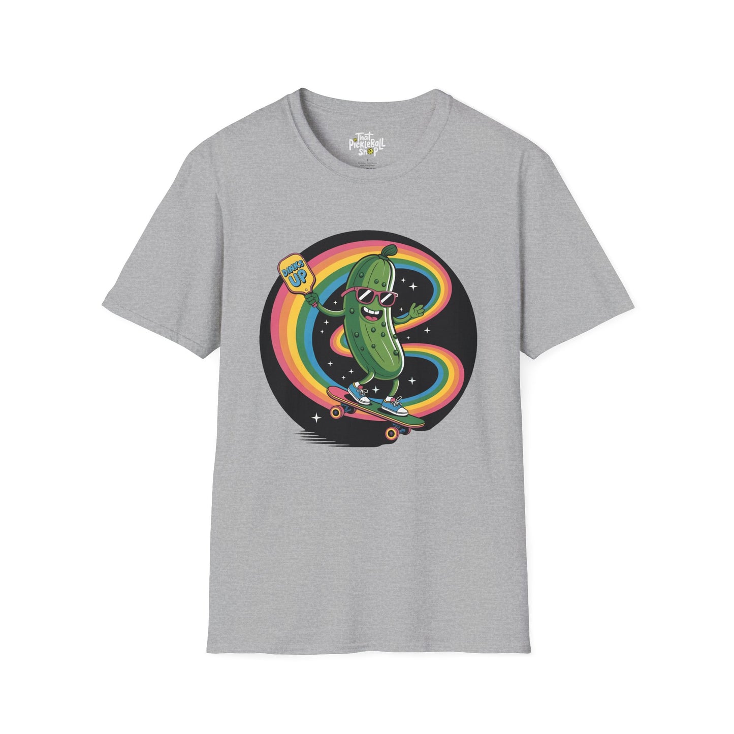 Dinks Up Retro Pickle Skate Tee
