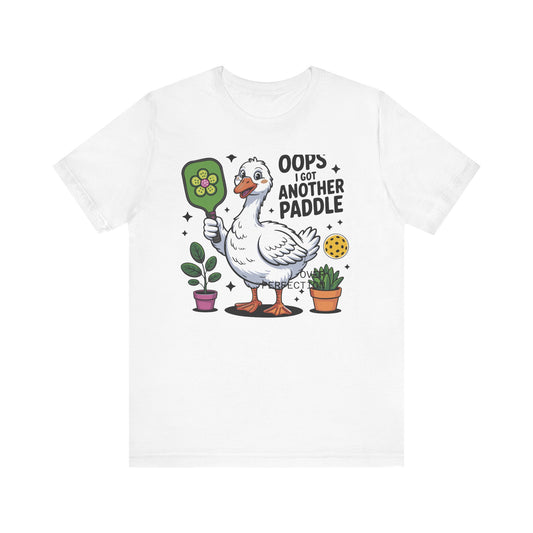 Funny Goose Tee - Oops I Got Another Paddle, Casual Wear, Gift for Bird Lovers, Humor T-Shirt, Cute Animal Apparel