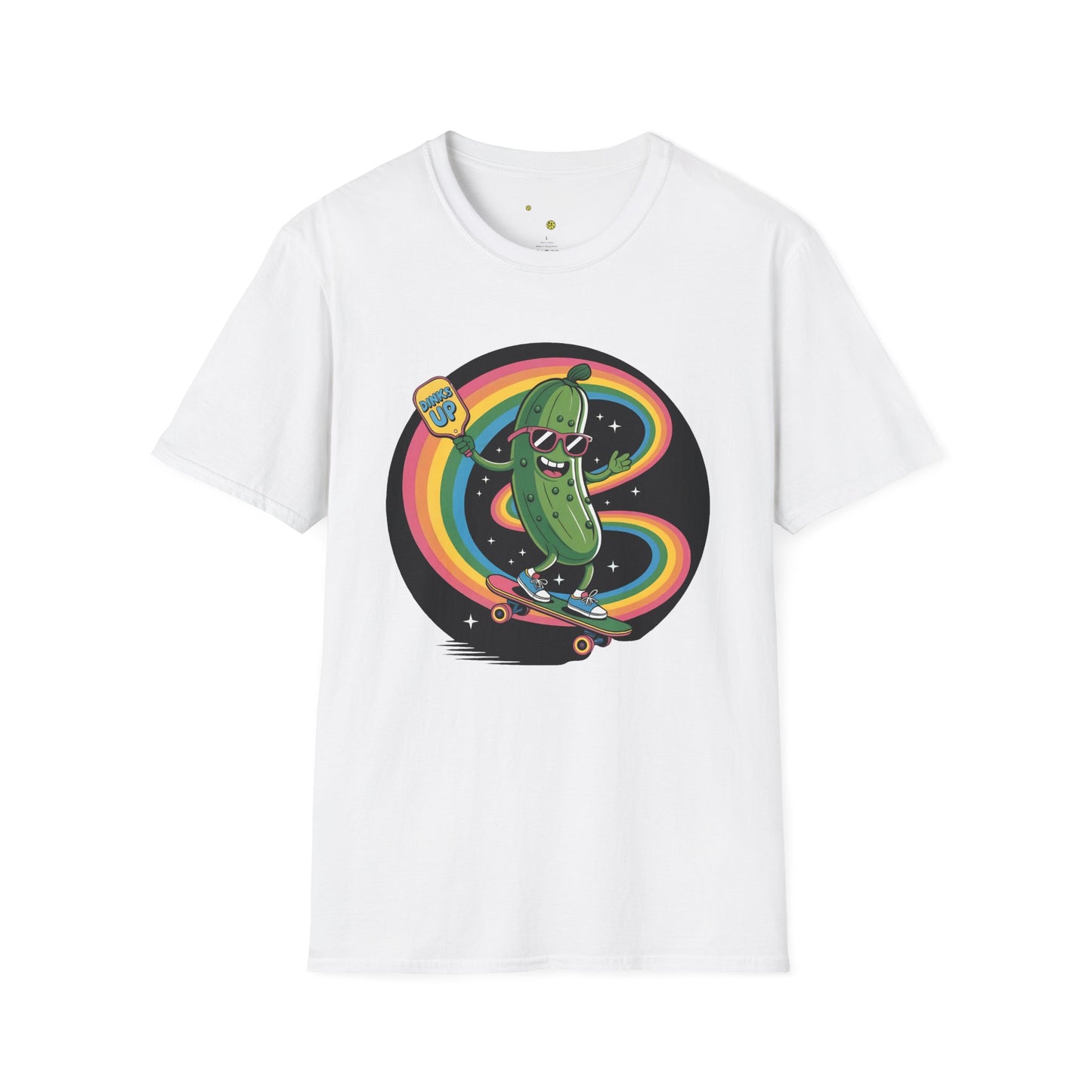 Dinks Up Retro Pickle Skate Tee