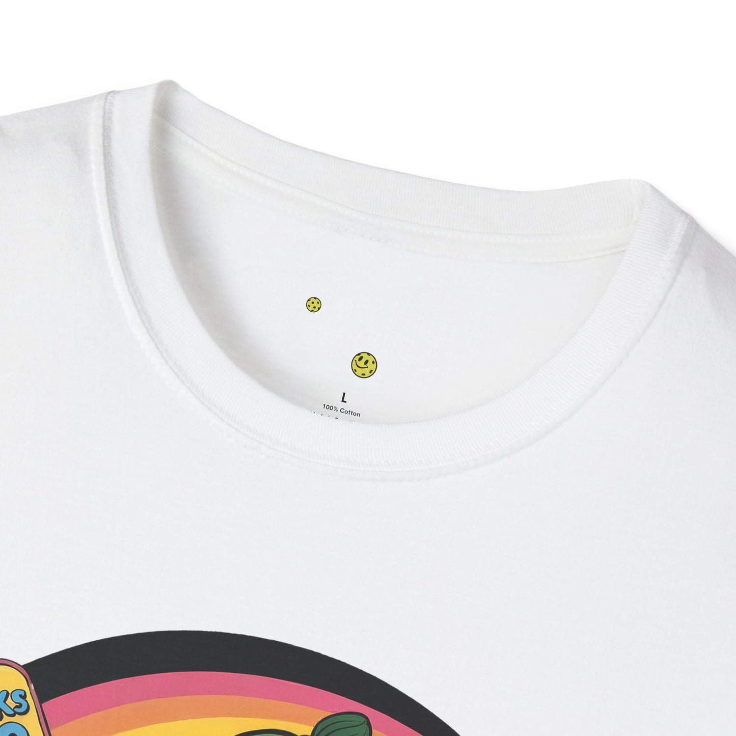 Dinks Up Retro Pickle Skate Tee