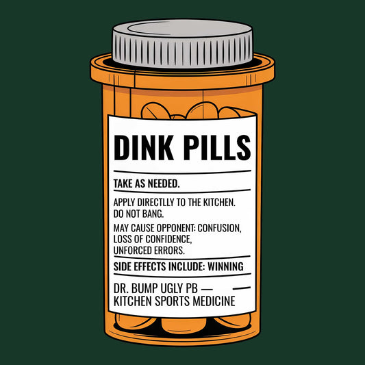 Pickleball T-Shirt – Dink Pills Bump Ugly