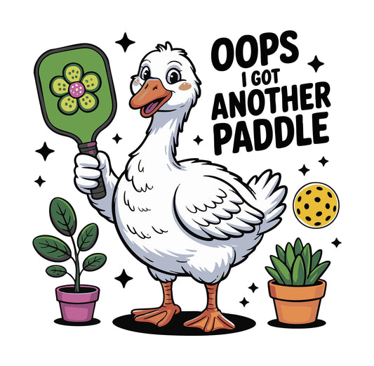 Oops I Got Another Paddle, Pickleball Animal Apparel